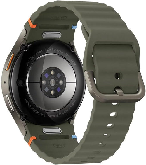 Galaxy Watch 7 Green smart fitness watch with AMOLED display