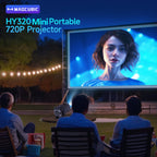 Magcubic HY320 Mini Newly Native 720P Android 11 4K Projector 300ANSI Wifi6 BT5.0 Cinema Outdoor Portable 180° Rotable Projector - Acceptable - Refurbished