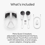 Meta Quest 3 512GB - Breakthrough Mixed Reality Headset with Batman: Arkham Shadow ( AU Version ) (Copy) Meta