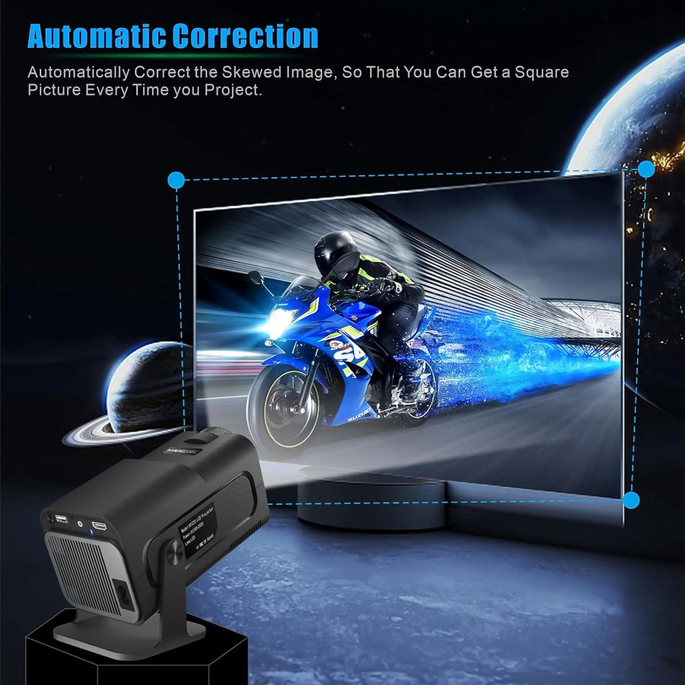 Magcubic HY320 Projector - Grey WiFi 6, BT 5.0, Android 11 - Native 1080P/4K Decoding - 180° Rotatable - Auto Keystone Correction - Hi-Fi Speaker (Copy) Magcubic