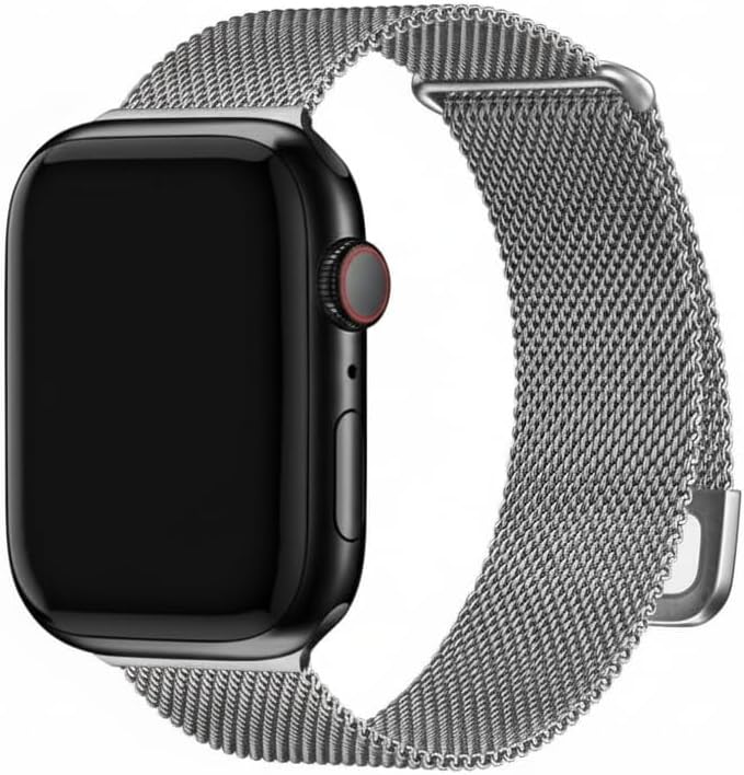 Milanese Mesh Watch Strap High-Quality Stainless Steel Band with Magnetic Clasp for Apple Watch - graphite / 38/40/41/42S10MM
