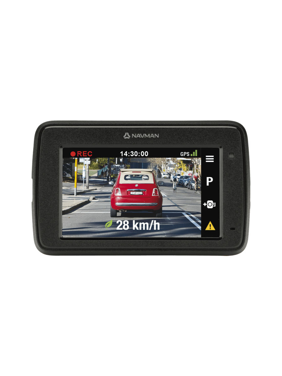 Navman MiVu 155 2.7-inch Full HD DashCam – High-Definition Recording with Safety Features