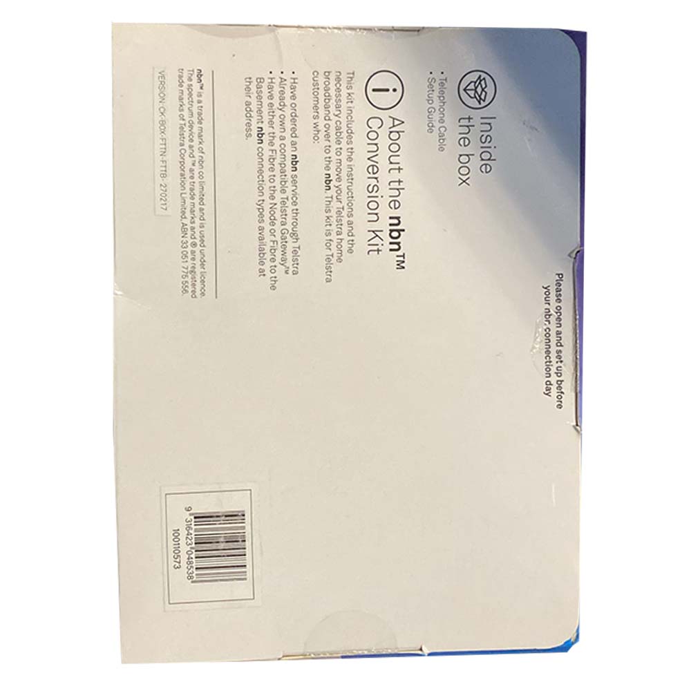 Telstra NBN Conversion Kit - (AU Version) - Pristine - Refurbished