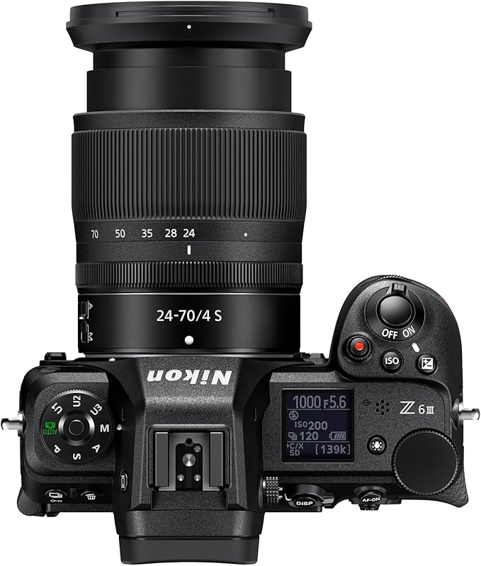 Nikon Z6 III + Z 24-70mm f/4 S – 24.5MP – Black