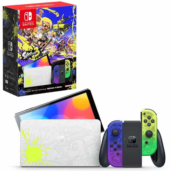 Nintendo Switch Console OLED Model Splatoon 3 Special Edition