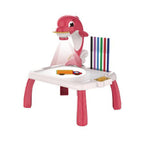 Kids Drawing Projector Table – LED Track & Draw Board | Dolphin Design | Educational Toy Ages 3+ Tristar Online