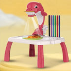 Kids Drawing Projector Table – LED Track & Draw Board | Dolphin Design | Educational Toy Ages 3+ Tristar Online
