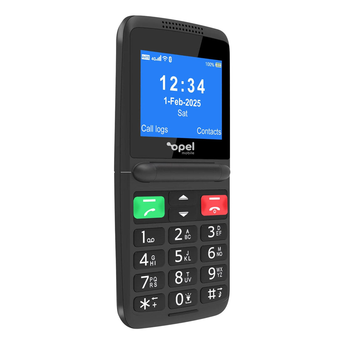 Opel Flip Fold 4G Phone - 2.4" Display, 64MB RAM & 128MB Storage - Excellent Refurbished