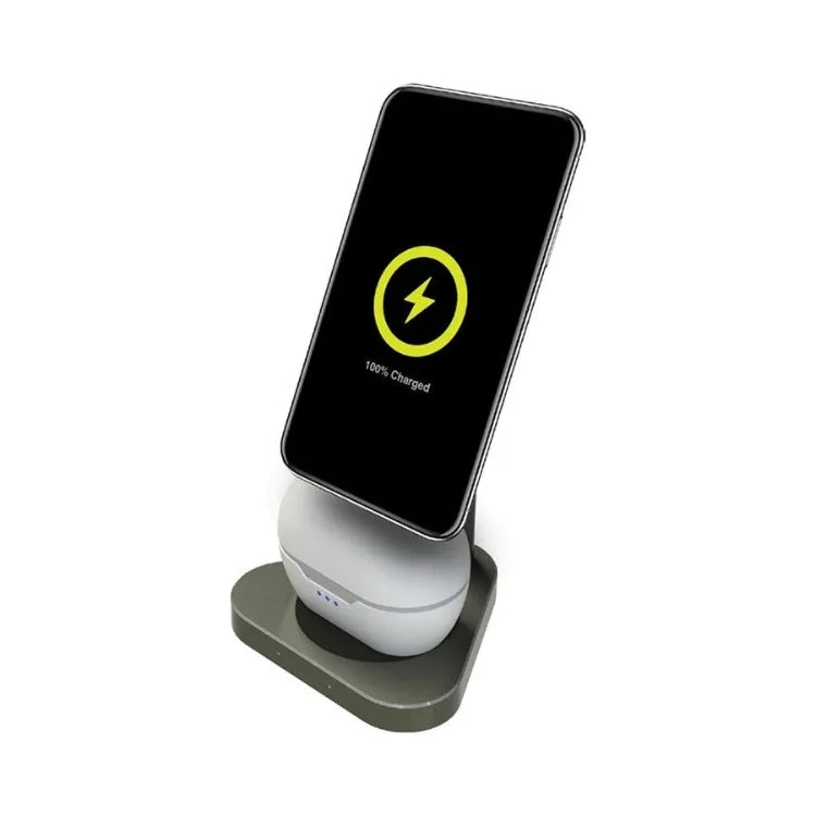 Sprout Elite Series Magnetic 2-in-1 Wireless Charging Stand for iPhone – Black- MagSafe Compatible Charger
