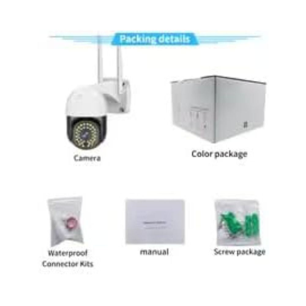 Outdoor WiFi Security Camera – V380 Pro App, Speed Dome 2MP|3MP|5M, Night Vision, Motion Tracking, Two-Way Audio Tristar Online