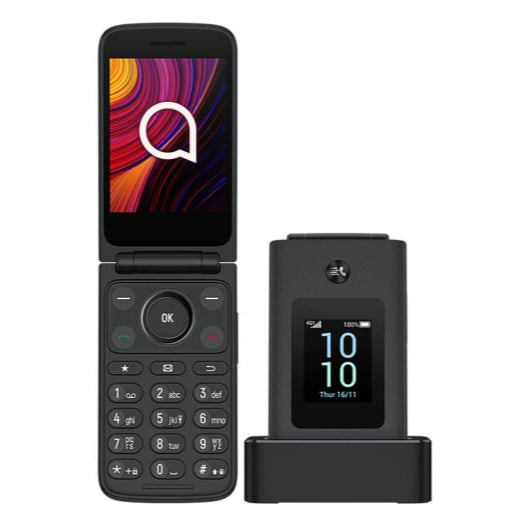 TCL OneTouch 4043 P2V Flip 128GB Grey (AU Version) - Refurbished