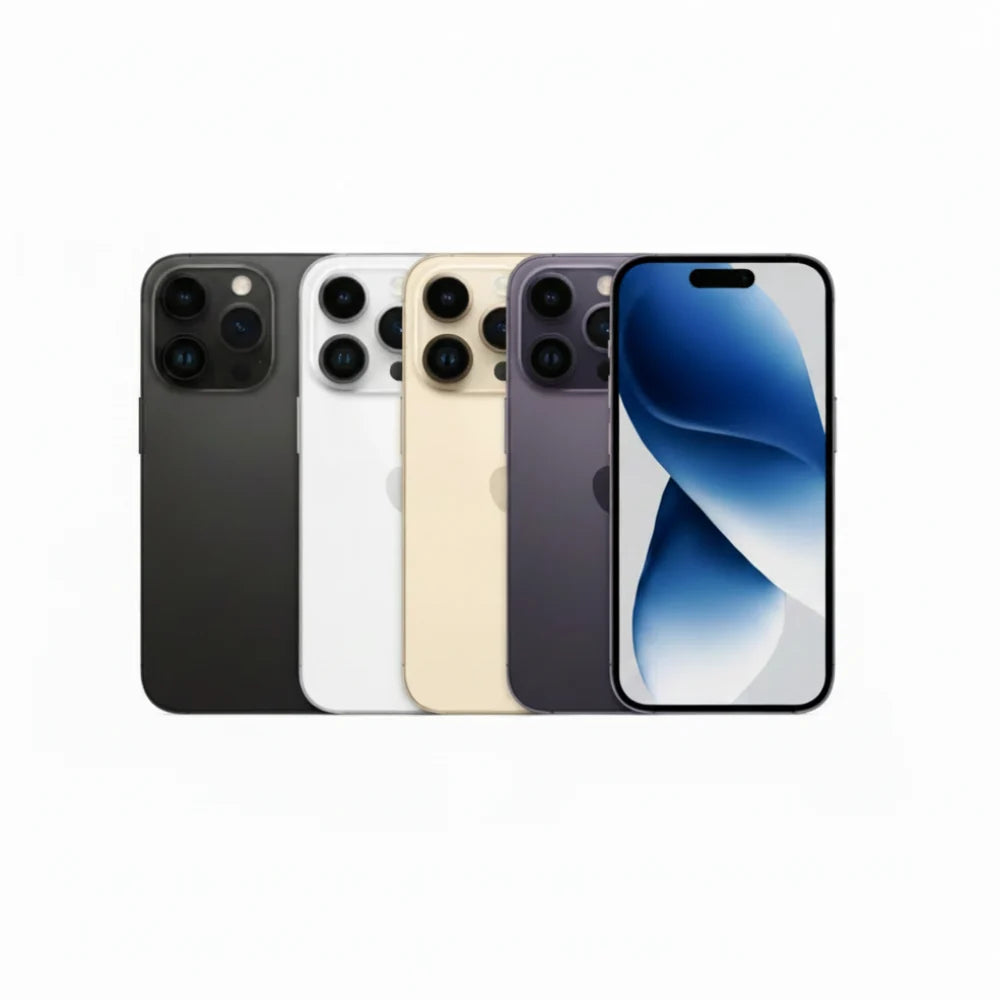 Apple iPhone 14 Pro Max - 128GB / 256GB / 512GB / 1TB - Space Black, Silver, Gold & Deep Purple  - Acceptable - Refurbished Apple