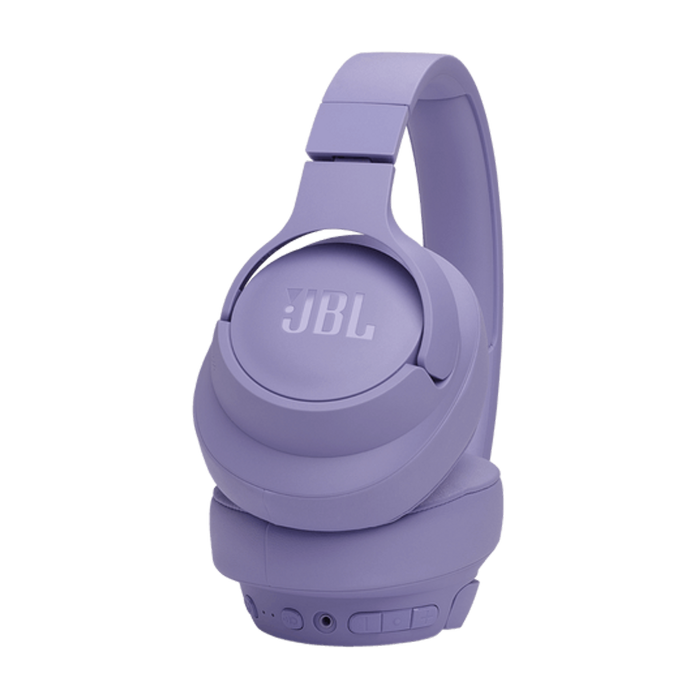 JBL Tune 770NC Noise-Canceling Wireless Over-Ear Headphones with Pure Bass Sound - Purple / White