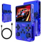 R36S 3.5 inch Handheld Portable Retro Video Game Console with Multiple open-source Linux systems (AIR VERSION) - Blue