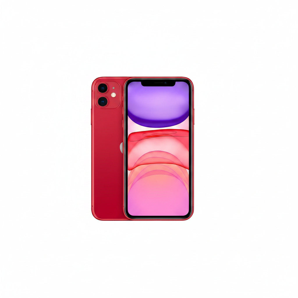 Apple iPhone 11 64GB,128GB,256GB - Black, White, Purple, Yellow, Green, Red - Acceptable- Refurbished Apple