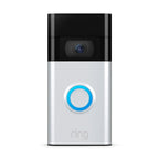 Ring Video Doorbell 2nd Gen – Wireless Doorbell Camera with Head-to-Toe View, HD Video - Pristine - Refurbished Ring