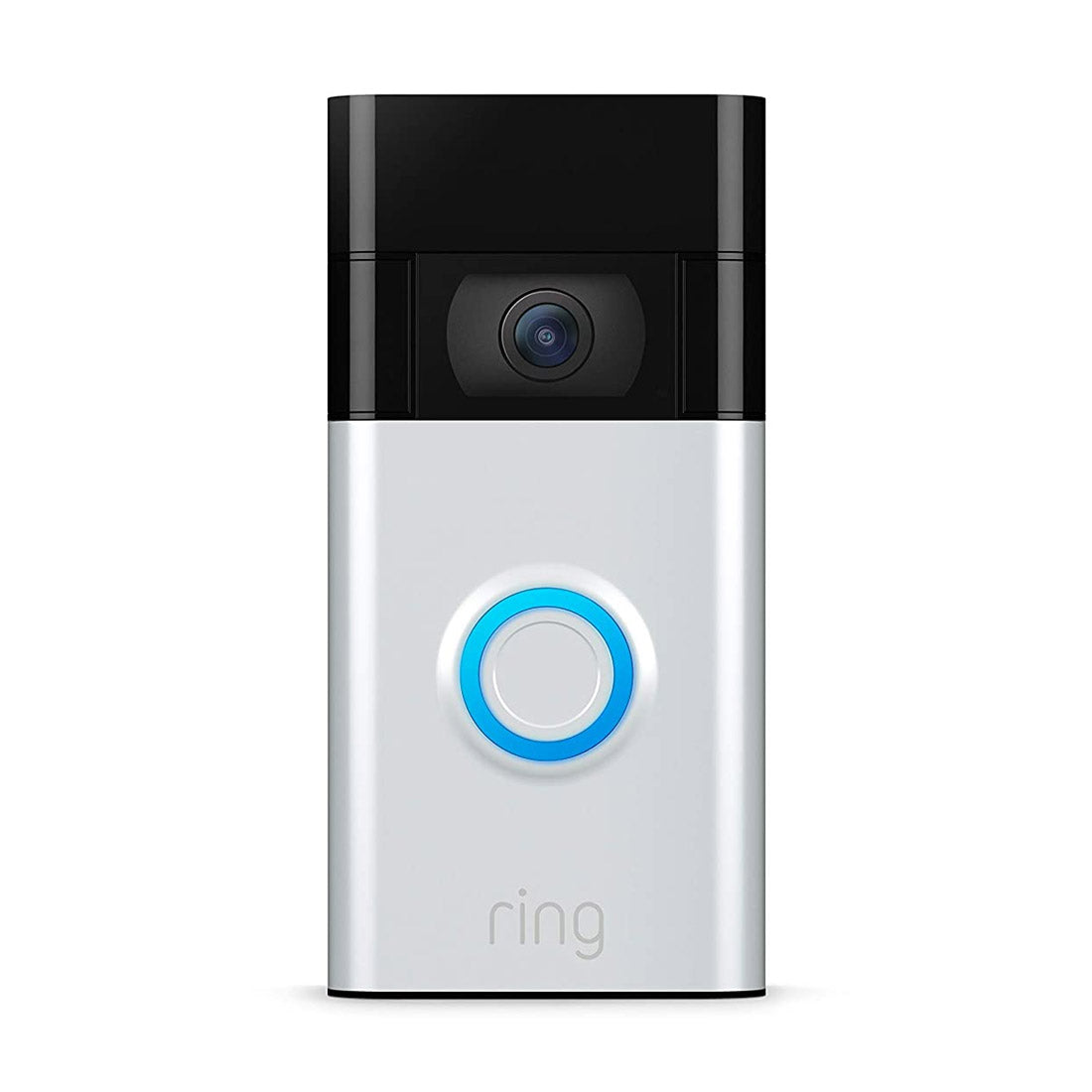 Ring Video Doorbell 2nd Gen – Wireless Doorbell Camera with Head-to-Toe View, HD Video - Pristine - Refurbished Ring