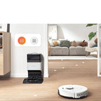 Roborock S8+ Plus Robot Vacuum Cleaner with Auto-Emptying Dock - White