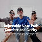 Rokid Max AR Glasses - Smart Glasses with Micro OLED Virtual Theater, HDCP Support & Cloud Gaming