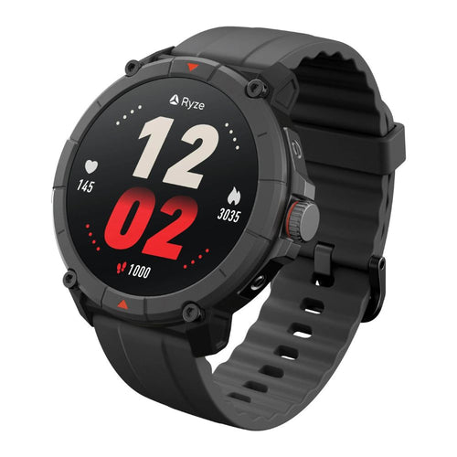 Ryze Trek Smart Watch - Black and Red colour  Excellent - Refurbished Ryze