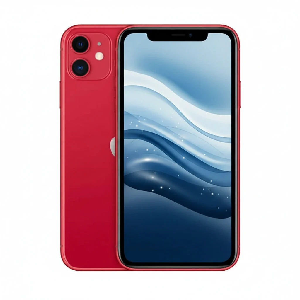 Apple iPhone 11 Smartphone - 64GB, 128GB, 256GB - Purple, Yellow, Green, Black, White,(PRODUCT)RED - Acceptable - Refurbished Apple