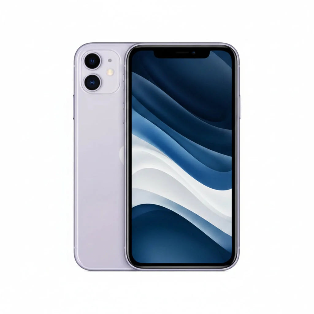 Apple iPhone 11 Smartphone - 64GB, 128GB, 256GB - Purple, Yellow, Green, Black, White,(PRODUCT)RED - Acceptable - Refurbished Apple