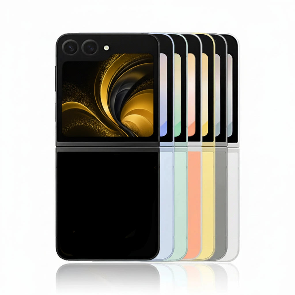 Samsung Galaxy Z Flip6 5G 12GB RAM 256/512GB - Blue/Mint/Silver/Yellow/Black/Green/Peach - Refurbished - Pristine Samsung