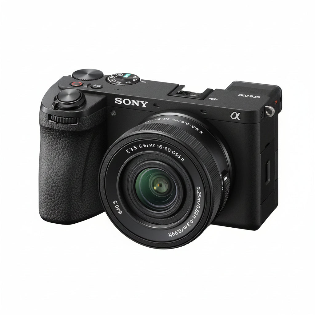 Sony A6700 Mirrorless Camera Kit with 16-50mm II Power-Zoom Lens – 26MP APS-C, 4K120p Video,
