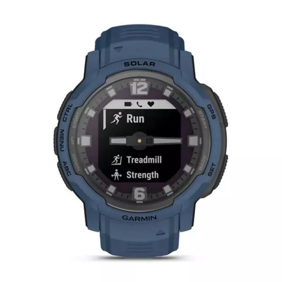 Garmin Instinct Solar GPS Multi Sport Watch - Tidal Blue (Refurbished Grade-A)