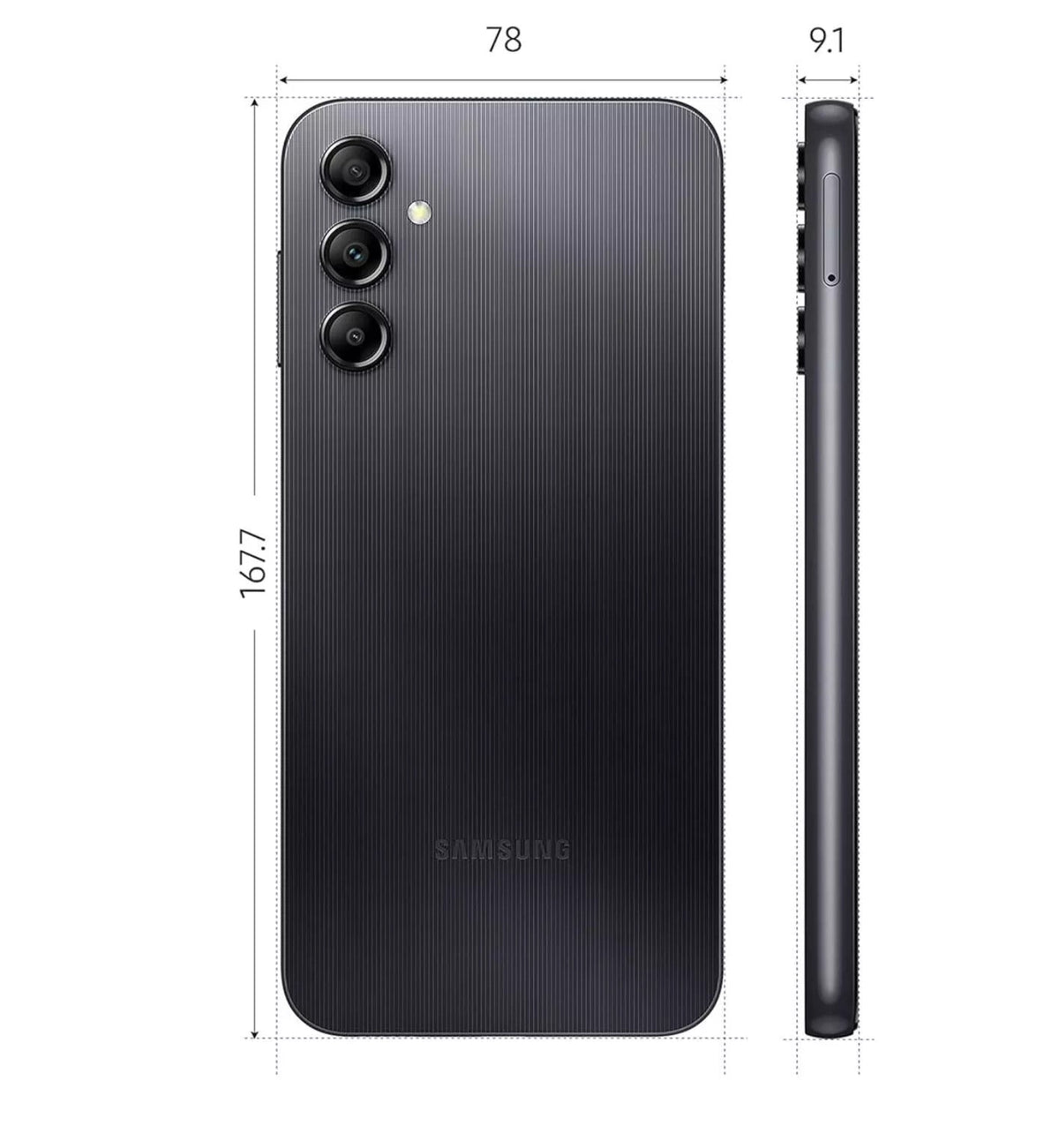 Samsung Galaxy A14 4G Smartphone – 4GB RAM, 64GB Storage, Black - (AU Version)