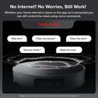 Roborock Saros 10 Robot Vacuum Mop Ultra-Slim 22000Pa Suction Power DuoDivide Anti-Tangle Brush VibraRise 4.0 Mopping System with RockDock Ultra 2.0 - Black - Brand New Roborock