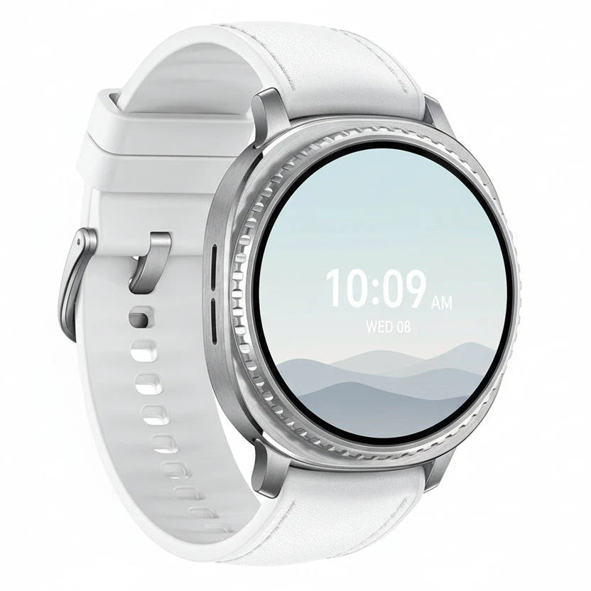 Samsung Galaxy Watch8 Classic 46mm Bluetooth WIFI GPS - White (Copy) Samsung