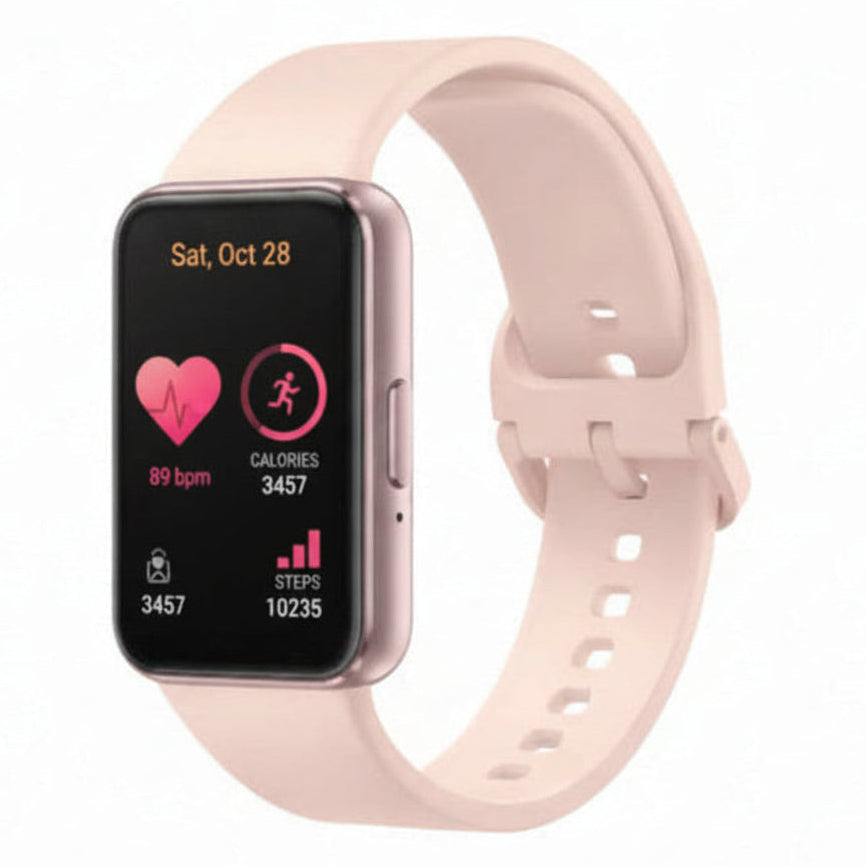 Samsung Galaxy Fit3 Smartwatch Pink Gold Excellent-Refurbished