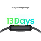 Samsung Galaxy Fit3 band displaying blood oxygen (SpO2) measurement screen


