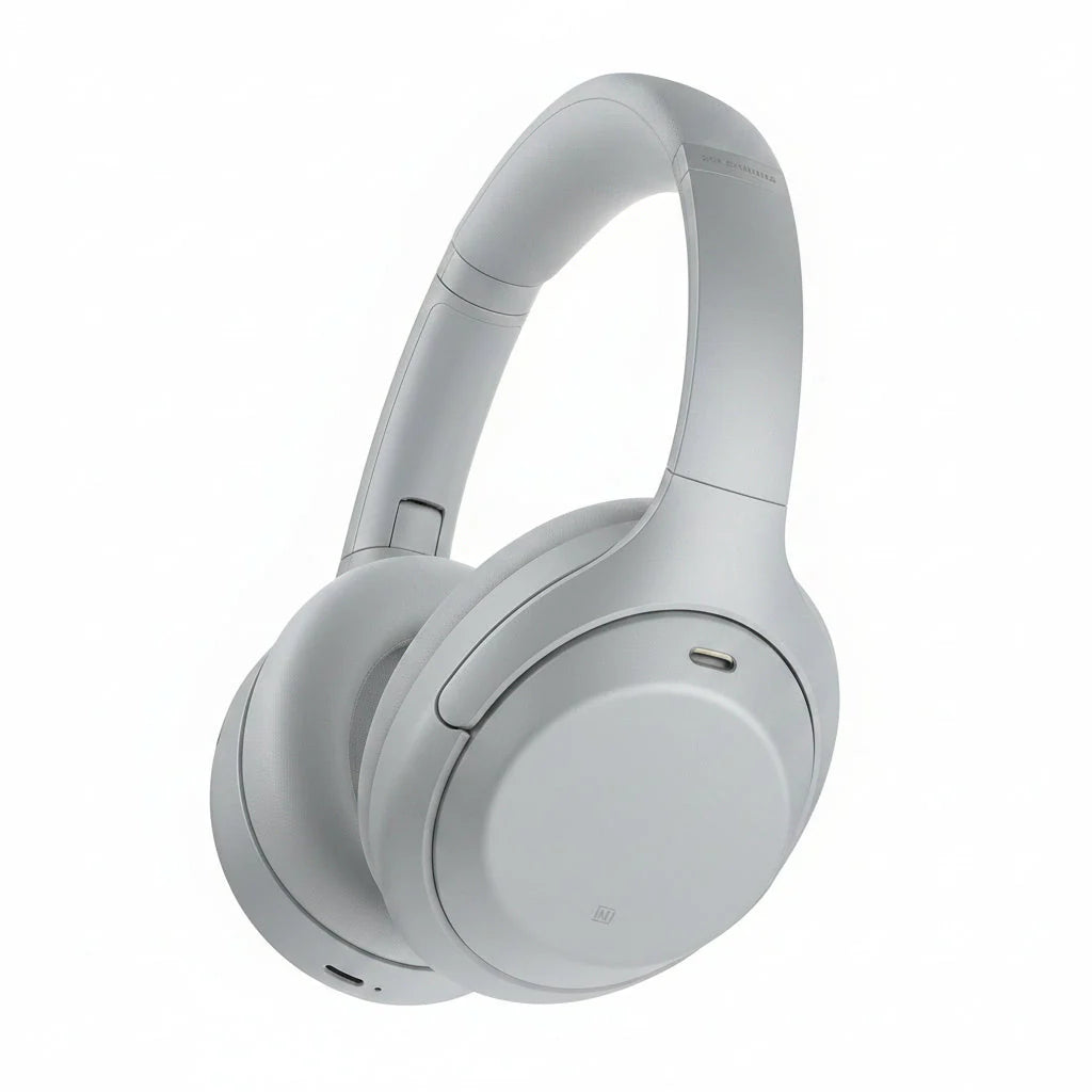 Sony WH-1000XM4 Noise Cancelling Headphones - Silver - Wireless Premium Audio - Pristine - Refurbished Sony