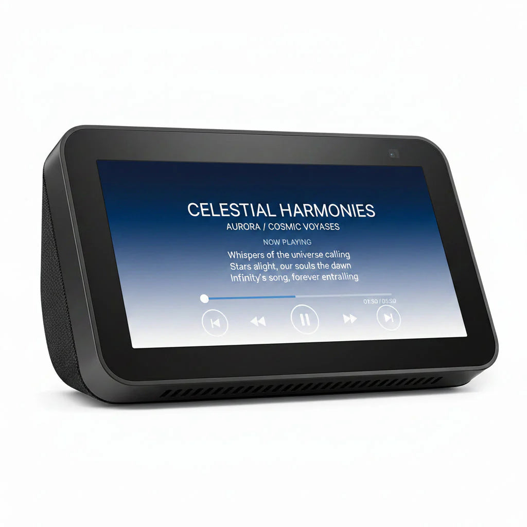 Amazon Alexa Echo Show 5 – Black - Smart Display with Alexa and 5.5-Inch Screen - Pristine - Refurbished