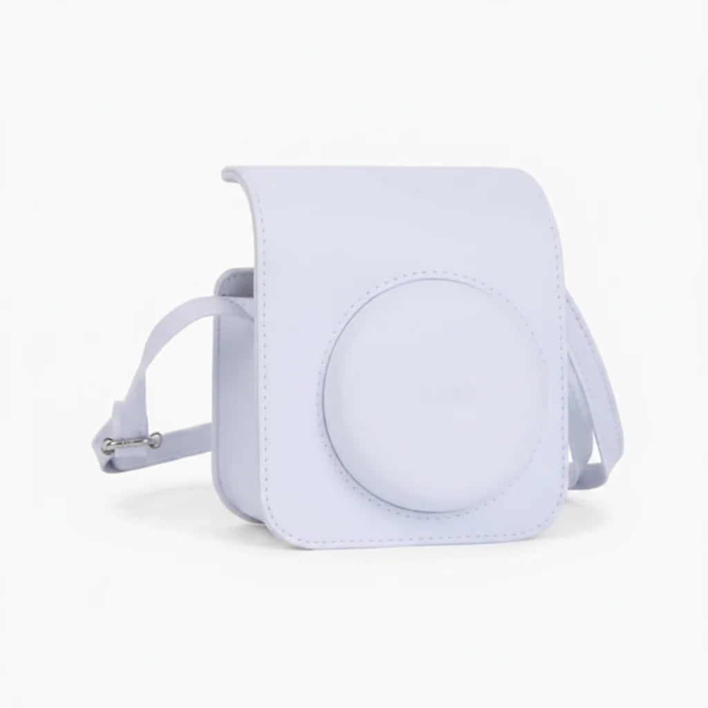 Instax Fujifilm Mini 12 Instant Camera Case - White - Protective Travel Case for Instax Mini 12
