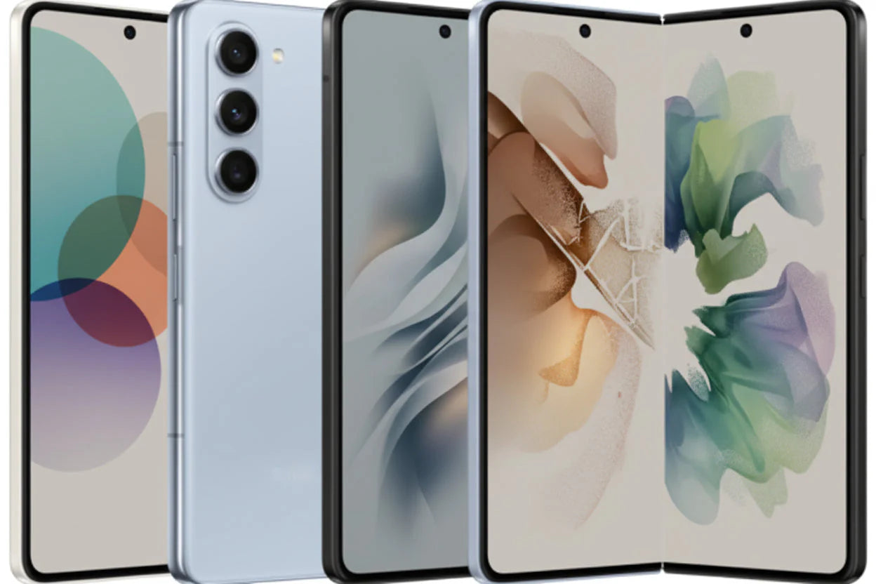 Samsung Galaxy Z Fold5 5G, 256GB, 512GB, 1TB, Phantom Black, Icy Blue, Cream - Good Refurbished Samsung