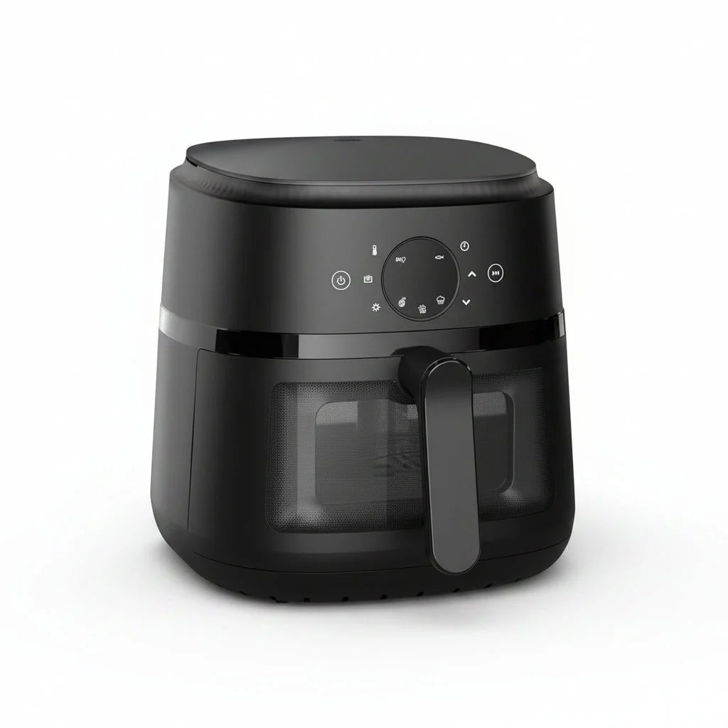Philips Airfryer 2000 Series 6.2L Black – Large Capacity Healthy Air Fryer - Pristine - Refurbished Philips