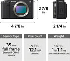 Sony ZV-E1 Mirrorless Camera Body (ILCZV-E1) – Black