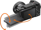 Sony ZV-E10 II Mirrorless Camera with 16-50mm Lens (ZV-E10M2K) – Black