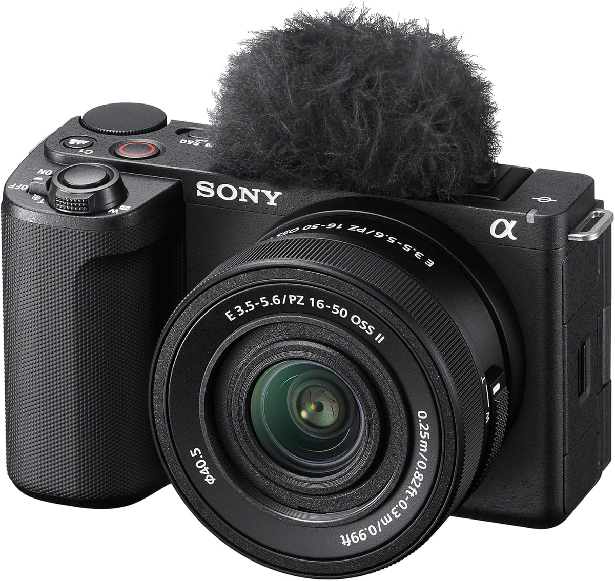 Sony ZV-E10 II Mirrorless Camera with 16-50mm Lens (ZV-E10M2K) – Black