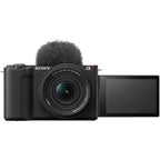 Sony ZV-E10 Mirrorless Camera with 16-50mm Lens (ILCZV-E10L) – 24.2MP APS-C, 4K Video, Black SONY