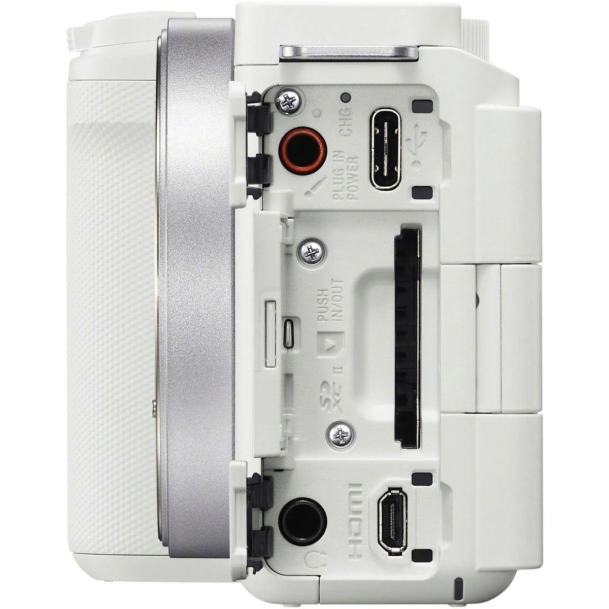 Sony ZV-E10 Mirrorless Camera with 16-50mm Lens (ILCZV-E10L) (White)