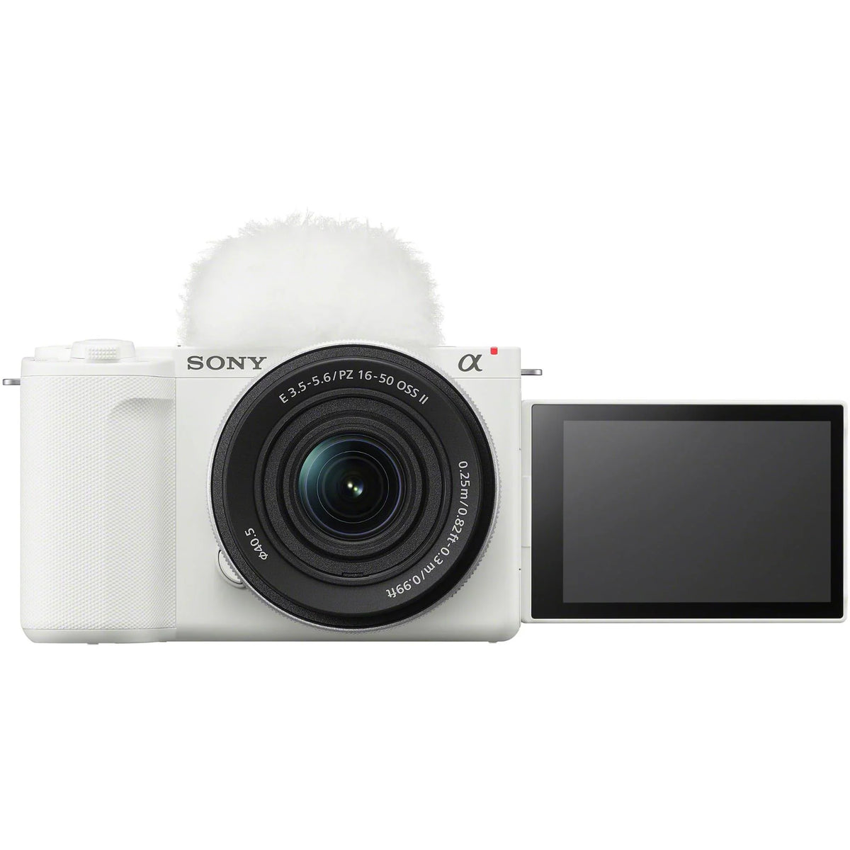 Sony ZV-E10 Mirrorless Camera with 16-50mm Lens (ILCZV-E10L) (White)
