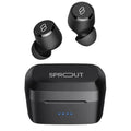 Sprout CRTX2 Wireless Earbuds – Black , White - Black