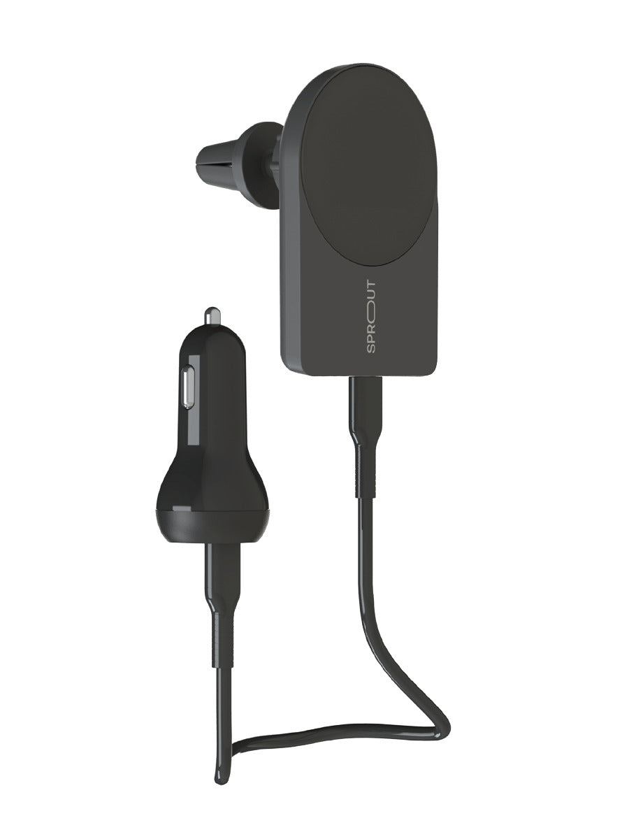 Sprout Qi2 Magnetic Wireless Car Charger Black - Open Never Used - (AU Version)