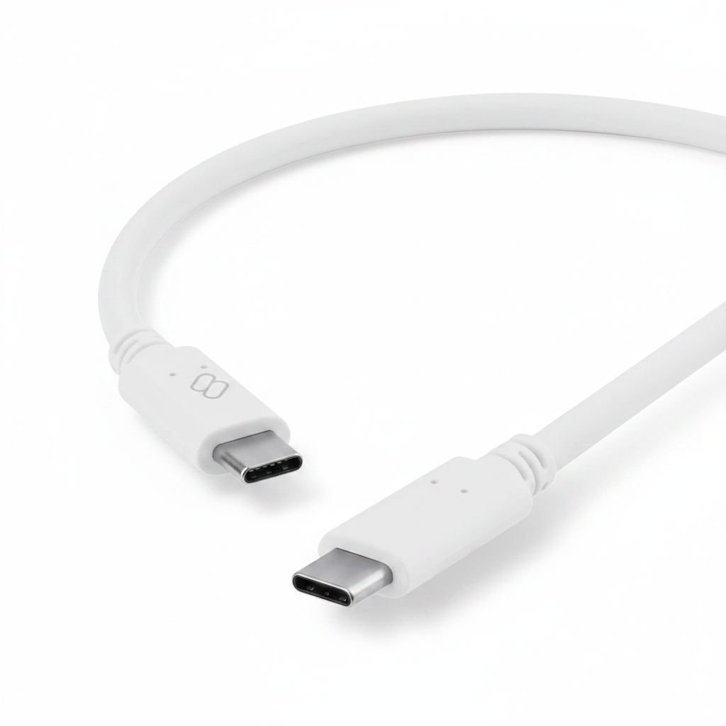 Sprout USB-C to USB-C Cable 1M White - Fast Charging, Data Sync Cable Sprout