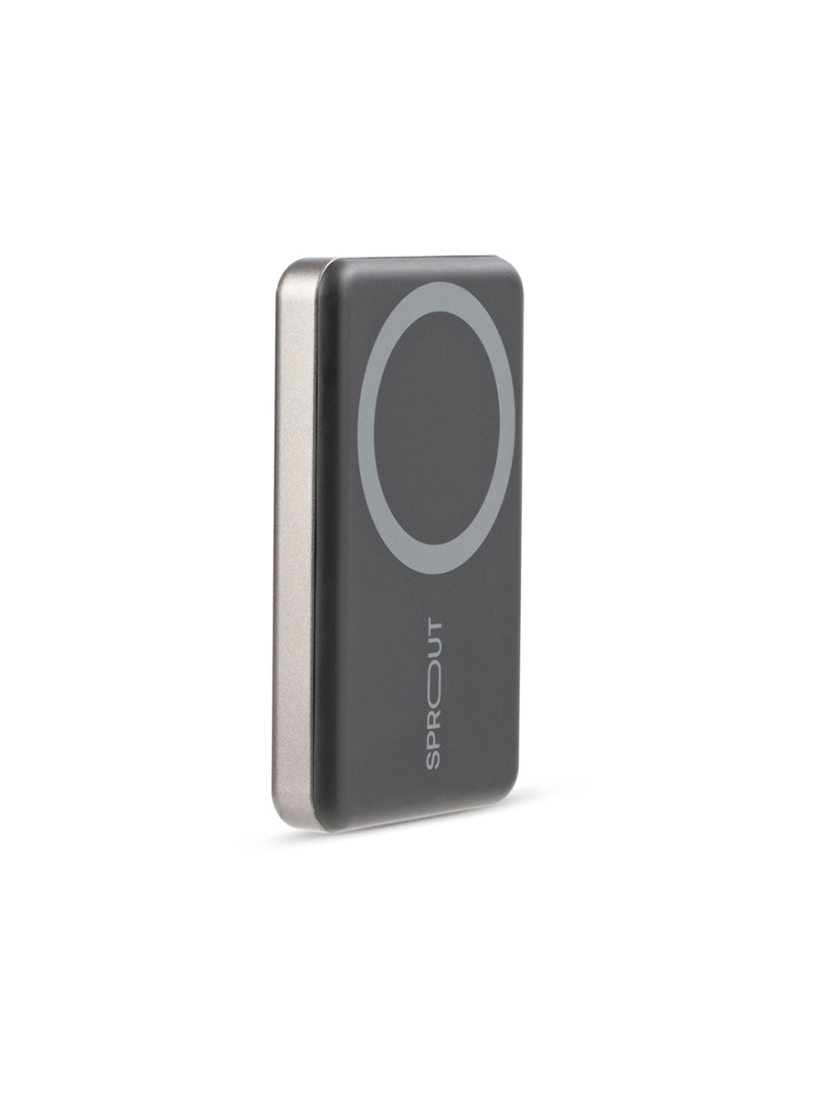 Sprout Magnetic Wireless Powerbank 6000mAh – Black - (AU Version) - Pristine – Refurbished Sprout