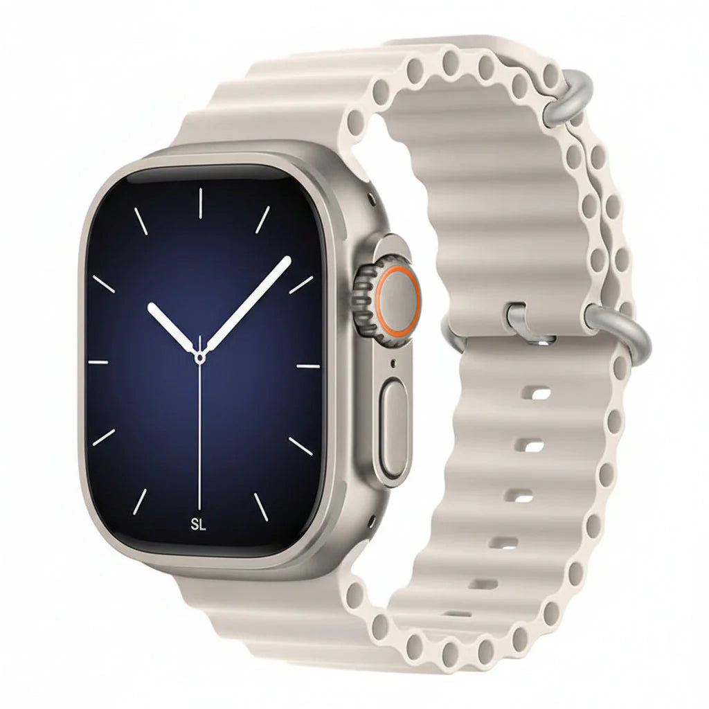 Apple Watch Ultra 49mm GPS +  Cellular Titanium Smartwatch - Titanium with 100% Battery Apple